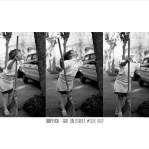 Poster - Triptych - Girl on Street #006 - 1992